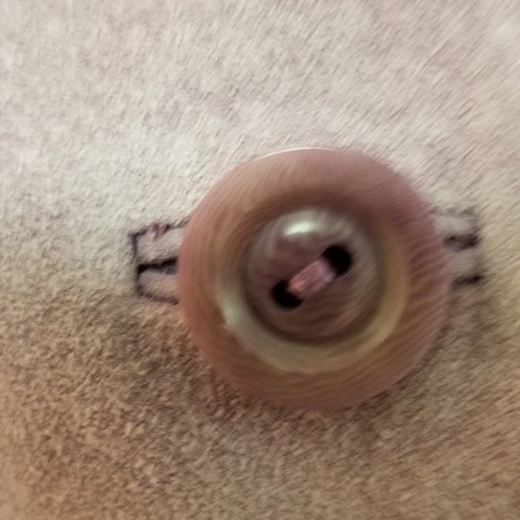 ✅#55C Pre-owned Classiques Entier mauve suede coat S - Picture 10 of 15